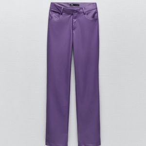 Zara leather pants